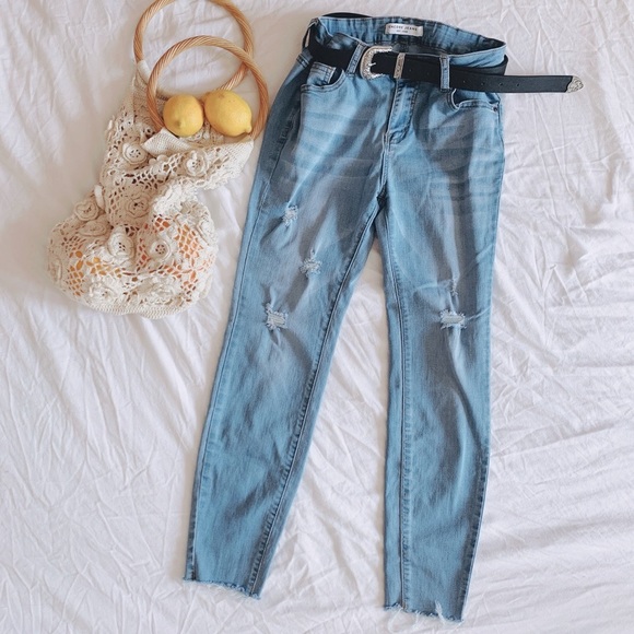 Encore distressed denim jeans - Picture 1 of 5